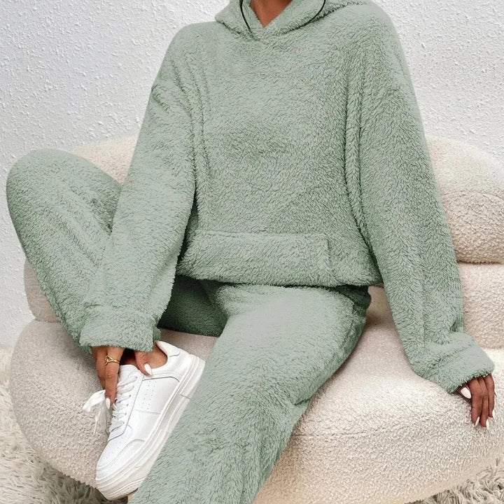Damen Pullover Set Gemütlich Zweiteilig