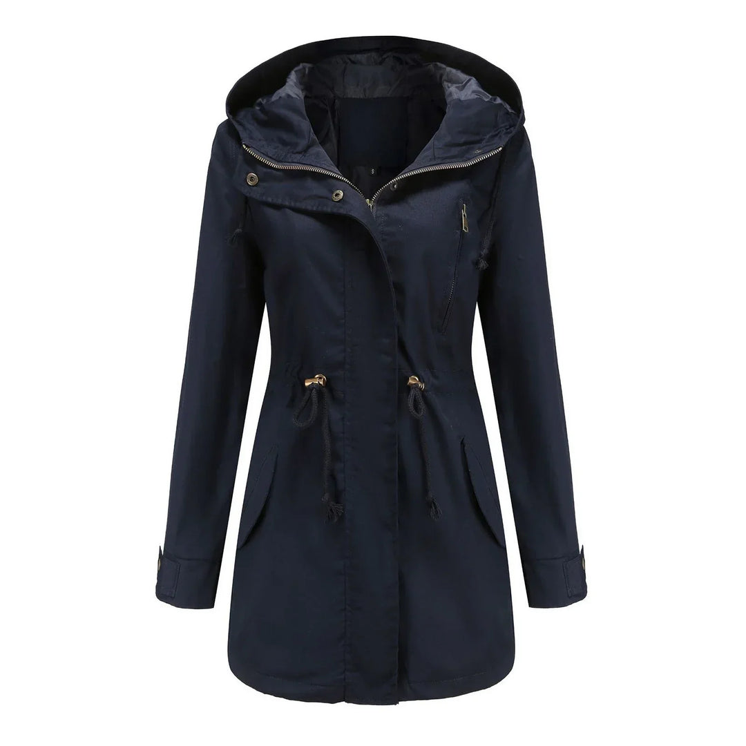 Lange Regenjacke Waterproof Damen