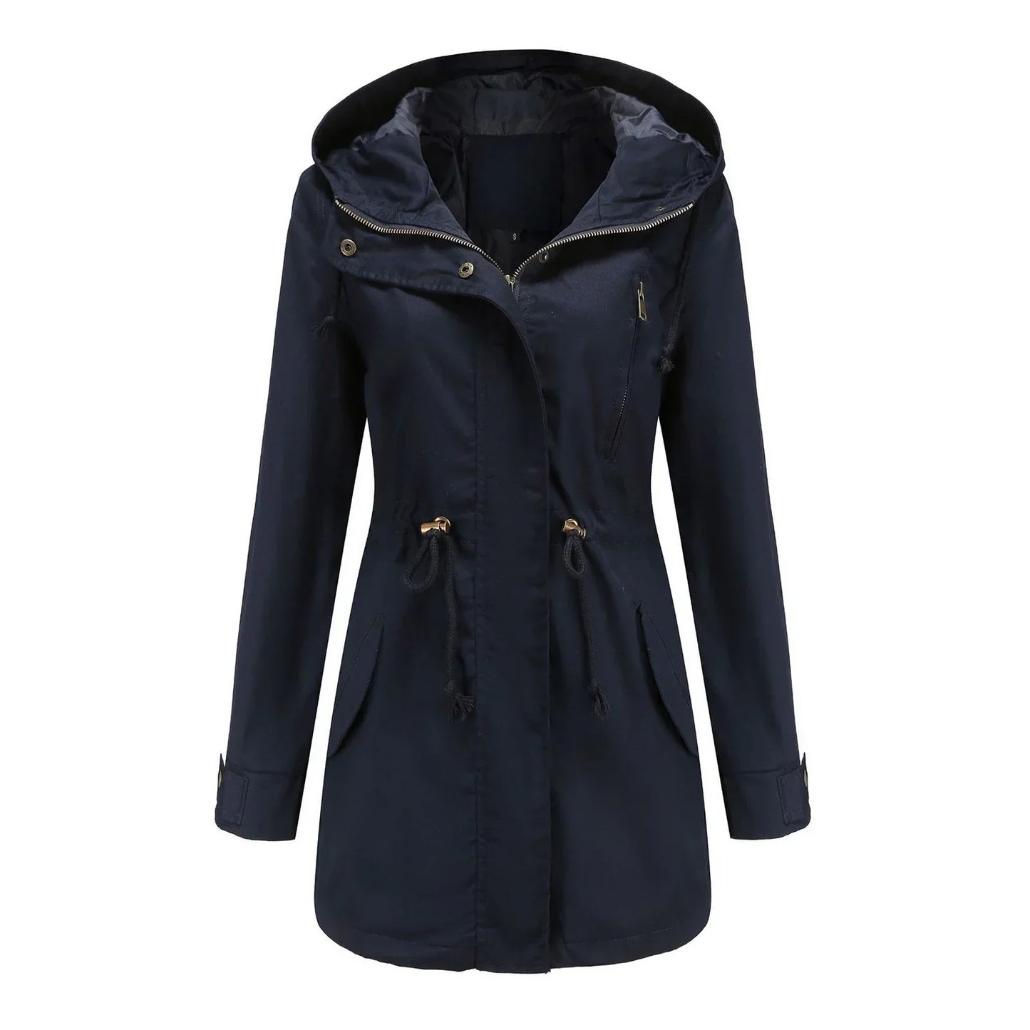 Lange Regenjacke Waterproof Damen