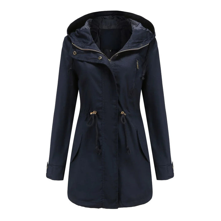 Lange Regenjacke Waterproof Damen