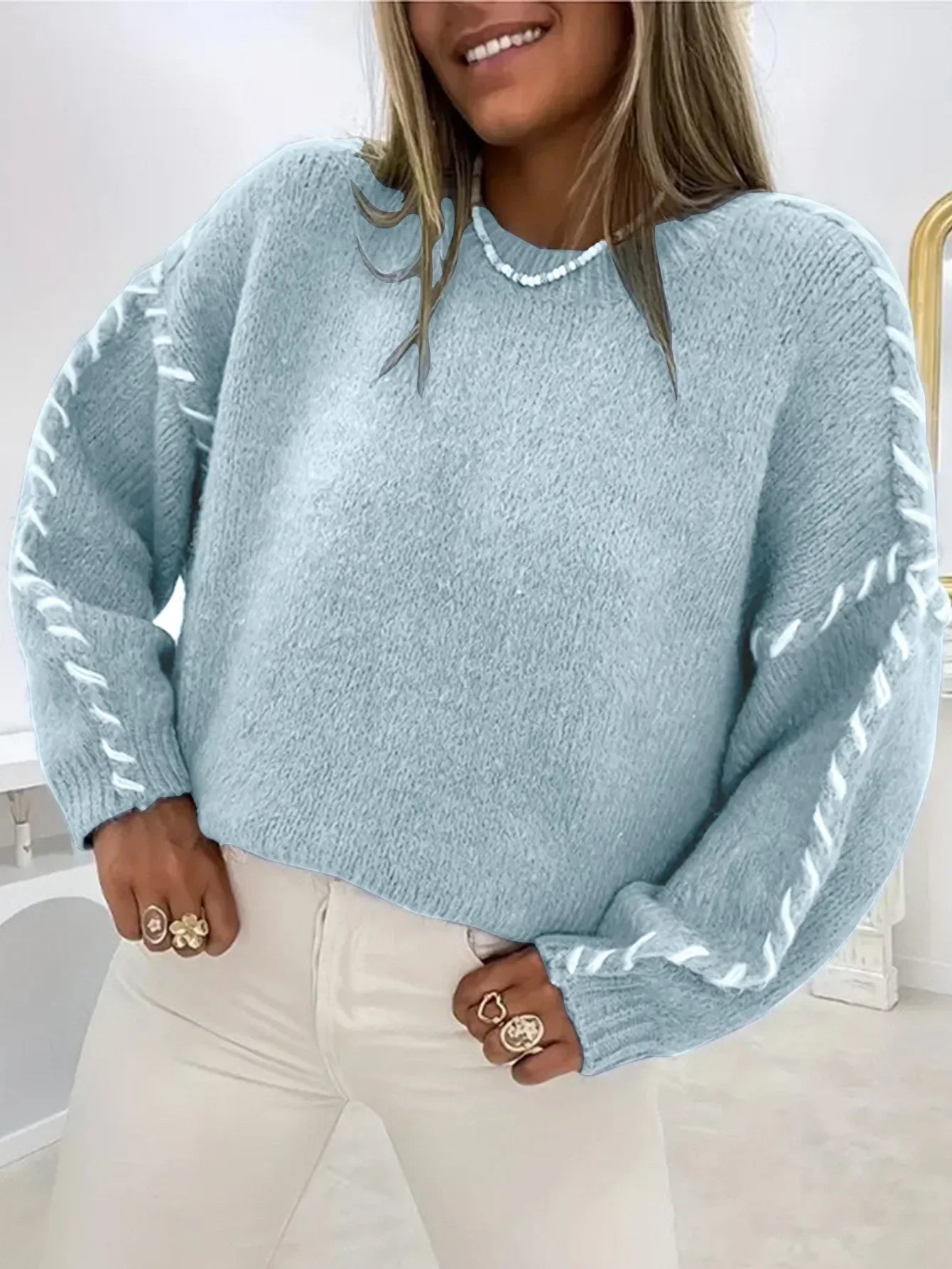 Bequeme Herbstkleidung | Warme Lässige Pullover für Damen