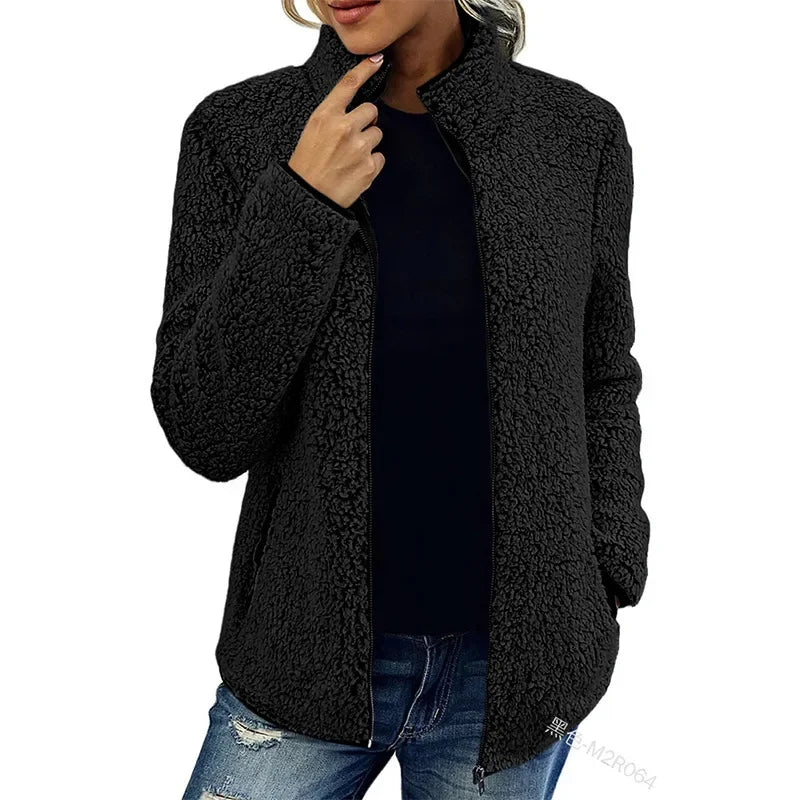 Damen Fleecejacke Warm Winter