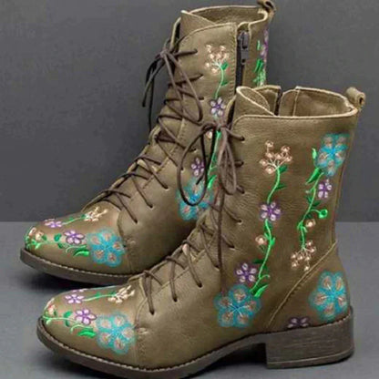 Retro Stiefel Ethno Chic Design