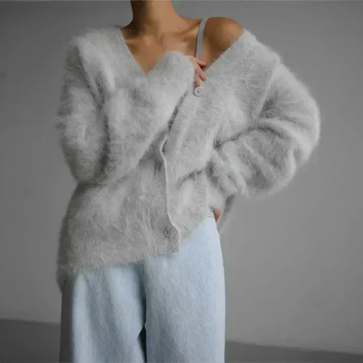 Große Damen Cardigan Weich Übergröße