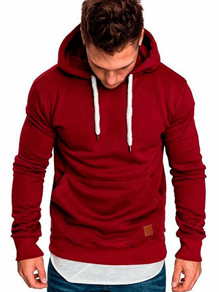 Bequeme Herren Pullover Kapuze Sportlich