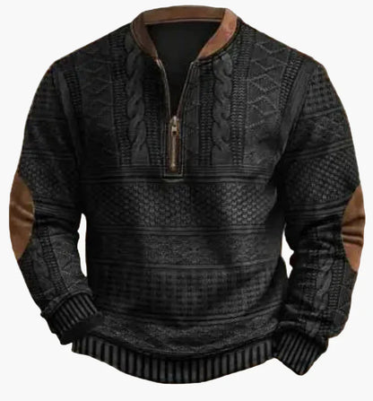 Herren Pullover Warm Modern Stehkragen