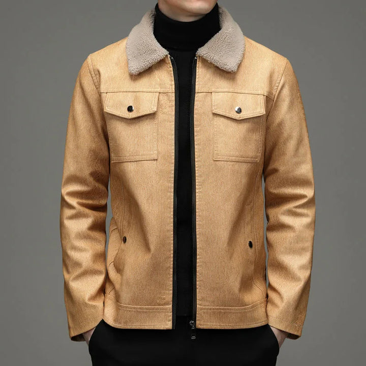 Herren Herbstjacke Warm Elegant