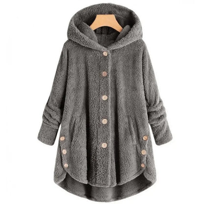 Frauen Fleecejacke Mit Kapuze