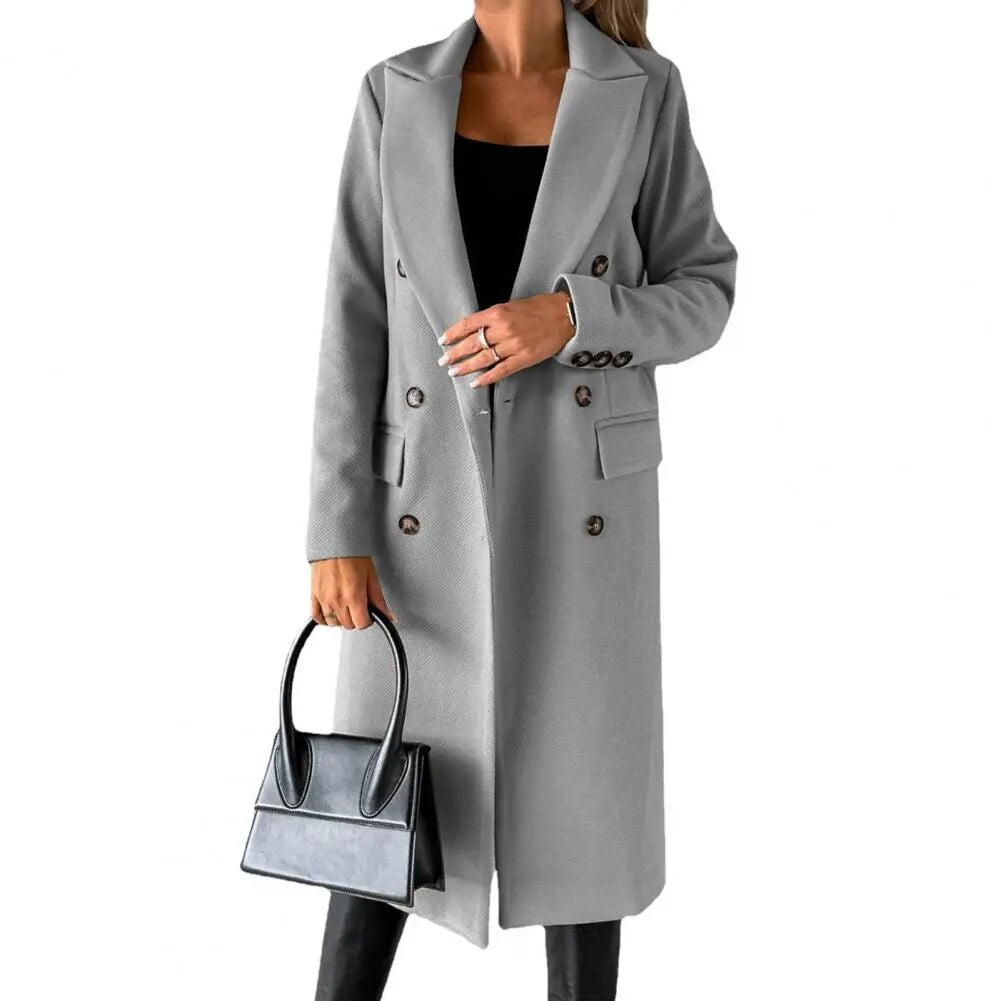 Elegante Damenjacke Lang Modisch