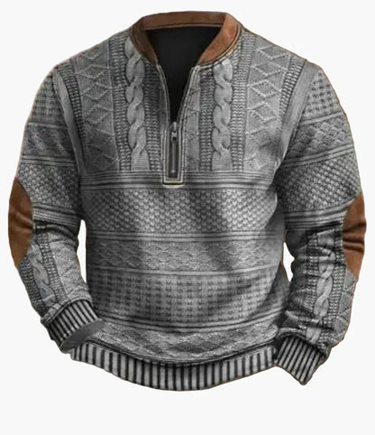 Herren Pullover Warm Modern Stehkragen