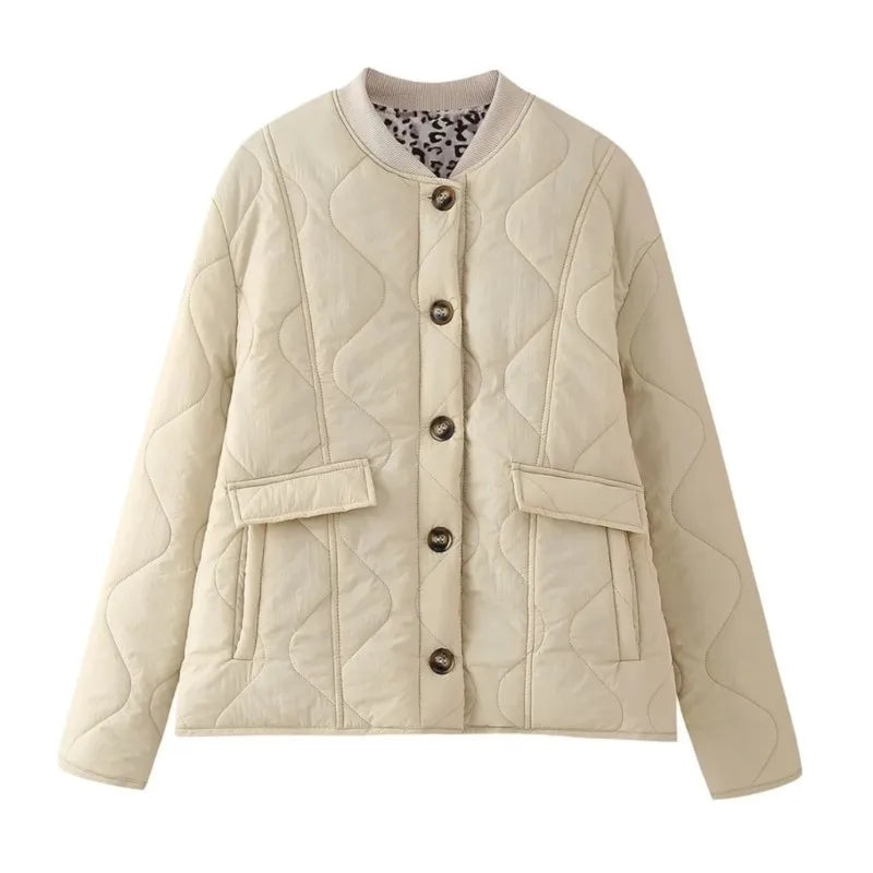 Weiche Gepolsterte Jacke Baumwolle