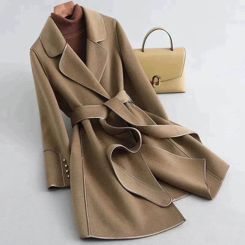 Eleganter Trenchcoat Mittellang Damen Schnitt