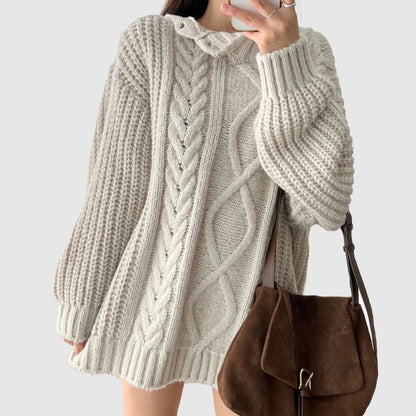 Herbstpullover Damen Stilvoll Warm