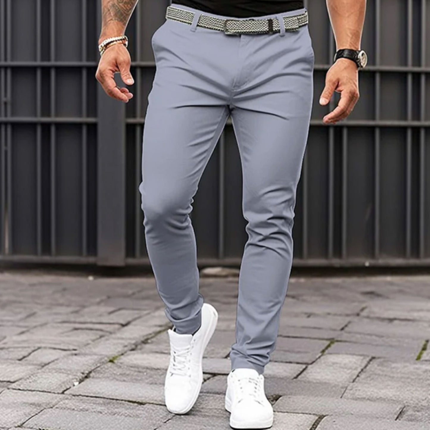 Slim Fit Chinos Herren Stretch