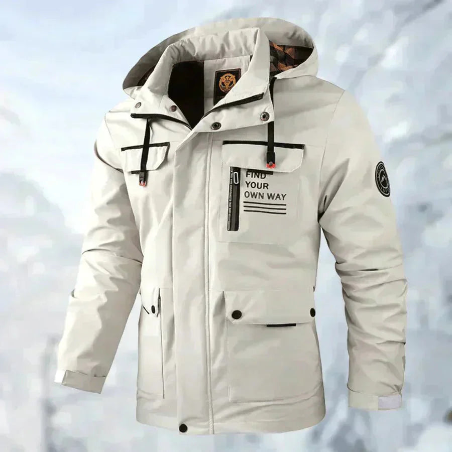 Herren Winterjacke Wasserdicht Mit Kapuze