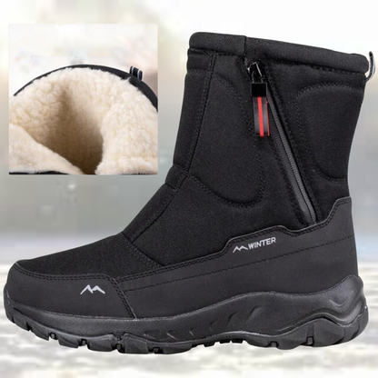 Warm gefütterte Herren Schneestiefel Rutschfest Winter - IdealeKleiden