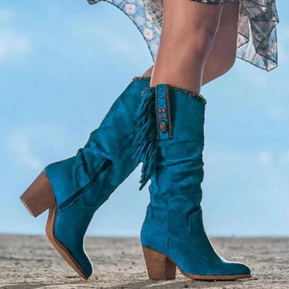 Western Kleid Damen Stil Cowboy