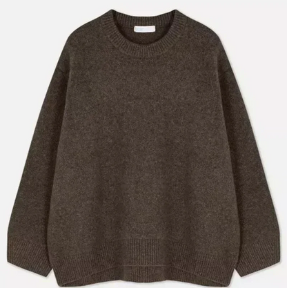 Herbstlicher Damenpullover Violett Weich