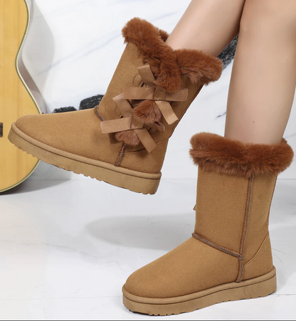 Remy Schneestiefel Damen Rose Warm Fellschutz - IdealeKleiden