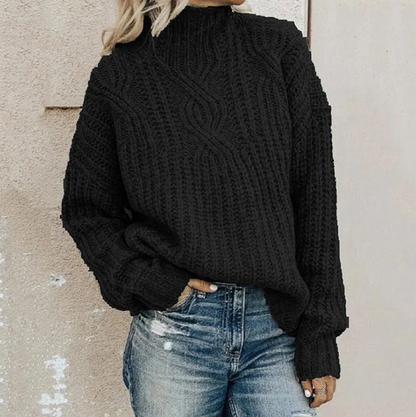 Damen Pullover Modern Langarm