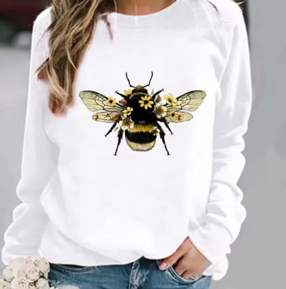 Grafik Pullover Baumwolle Trendy Design