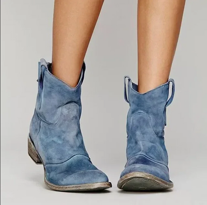 Western Stiefeletten Damen Vintage Look