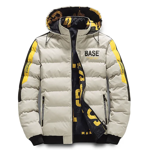 Daunen Winterjacke Herren Warm Isoliert
