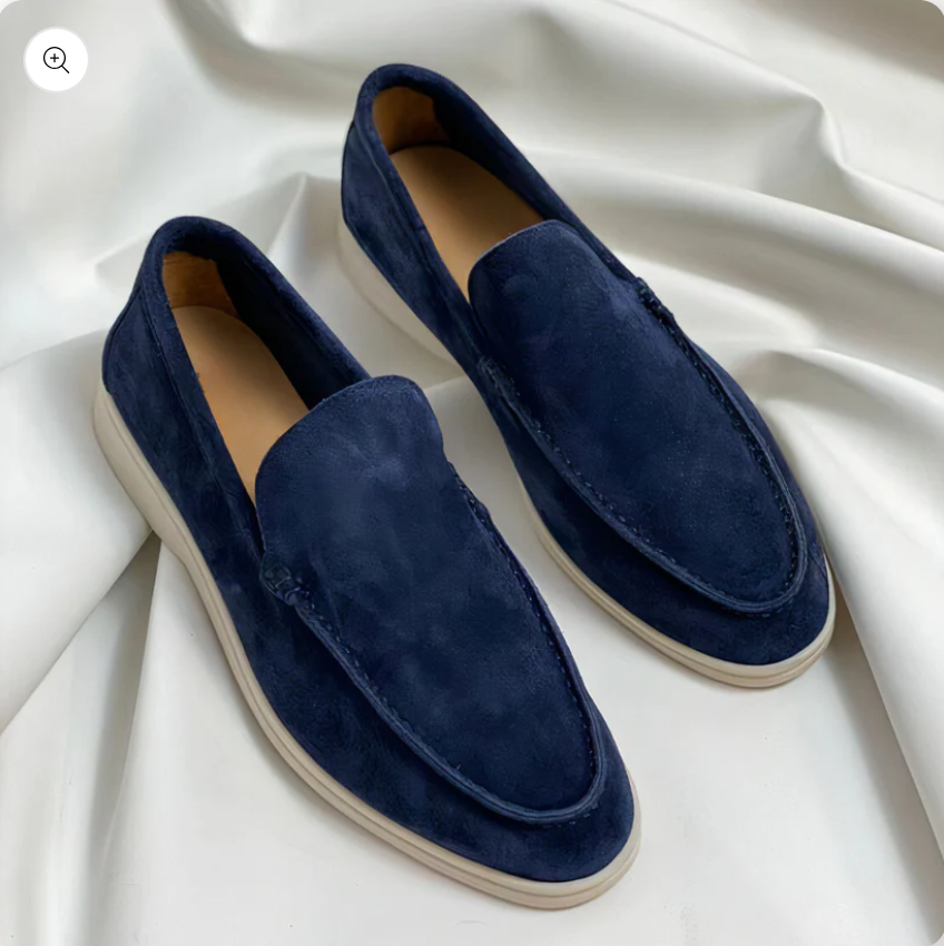 Herren Leder Loafer Schuhe Klassisch Elegant