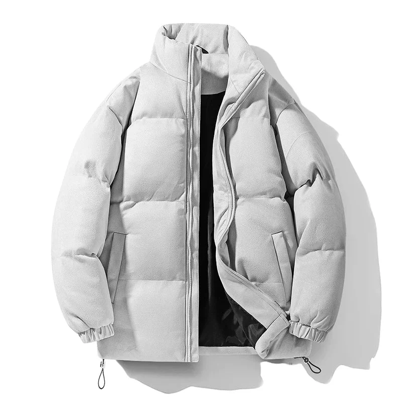 Herren Parka Wildleder Klassisch Elegant
