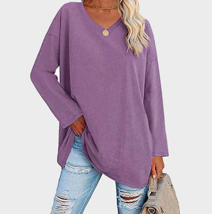 Ela - Pullover Damen Elegant Langarm