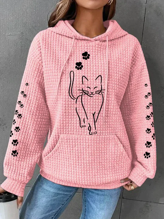 Kapuzenpullover Damen Warm Bequem