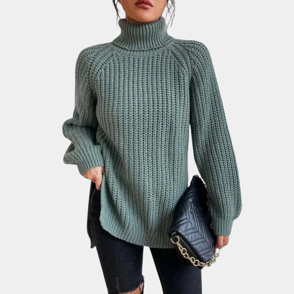 Luxus Rollkragenpullover Damen Weich und Elegant