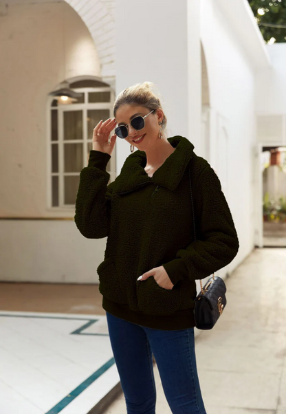 Weicher Damen Pullover Lässig Warm Strick