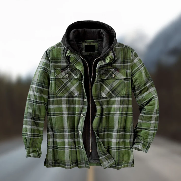 Herren Kapuzenjacke Sportlich Warm - IdealeKleiden