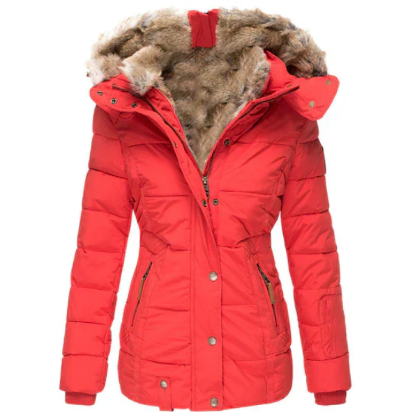 Taillierter Wintermantel Damen Elegant