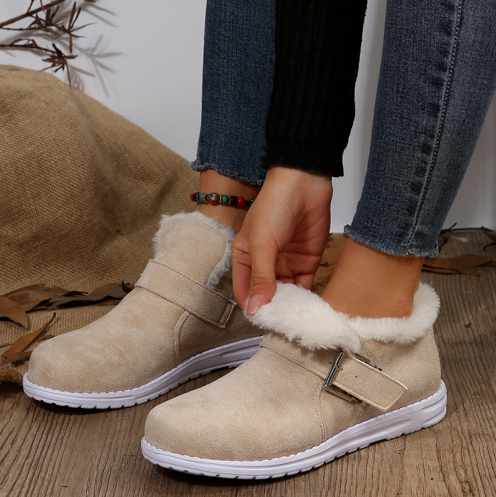 Weiche Winterstiefel Damen Warm & Bequem - IdealeKleiden