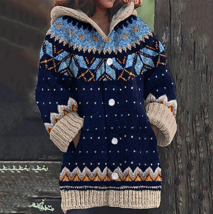 Elegante Damenjacke Komfort Strick Design