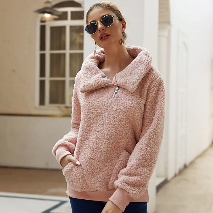 Weicher Damen Pullover Lässig Warm Strick