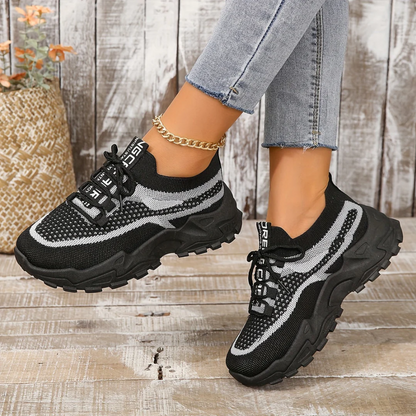 Leichte Damen Sportschuhe Mesh Atmungsaktiv