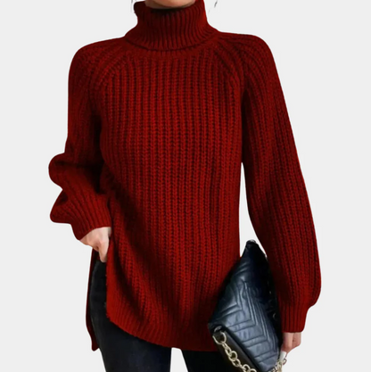 Luxus Rollkragenpullover Damen Weich und Elegant