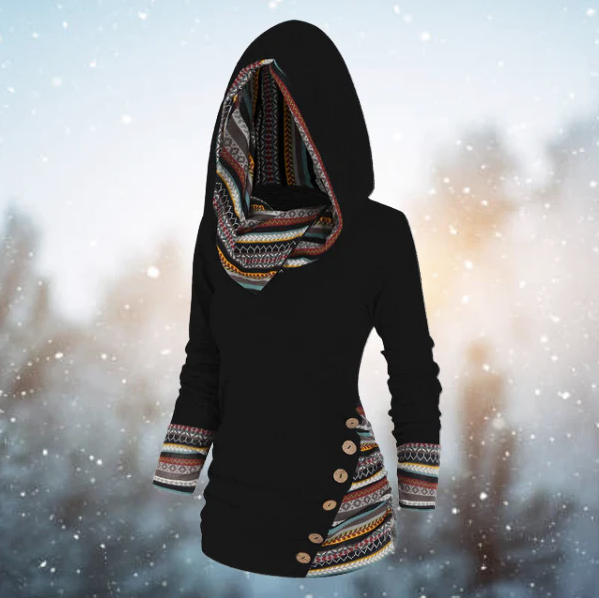 Ella | Ethno-Cape-Pullover