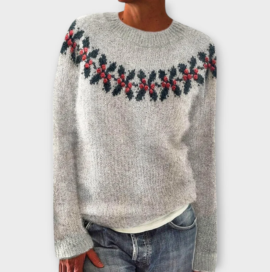 Damen Strickpullover Winterwarm Modern