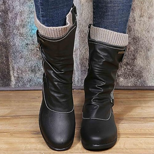 Warmen Winterstiefel Damen Bequem