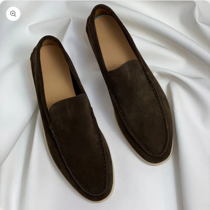 Herren Leder Loafer Schuhe Klassisch Elegant