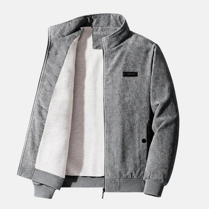 Herren Cordjacke Retro Stil Lässig