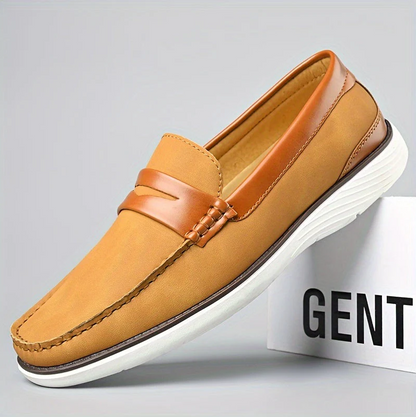 Elegante Herren Loafer Leder Schuhe