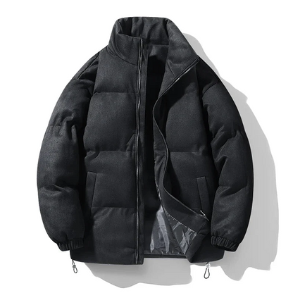 Herren Parka Wildleder Klassisch Elegant - IdealeKleiden