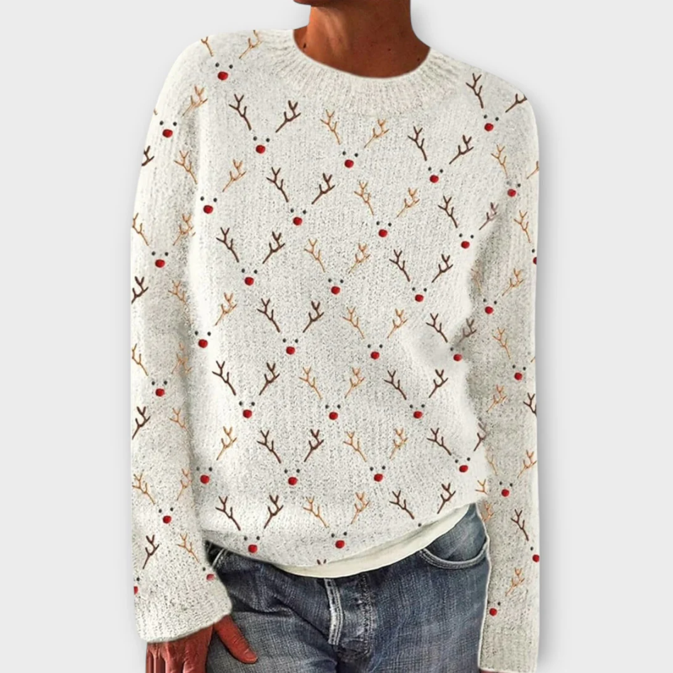 Damen Strickpullover Winterwarm Modern - IdealeKleiden
