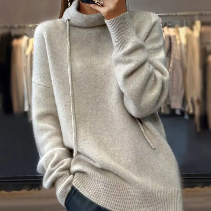 Weicher Damenpullover Bequem Warm - IdealeKleiden