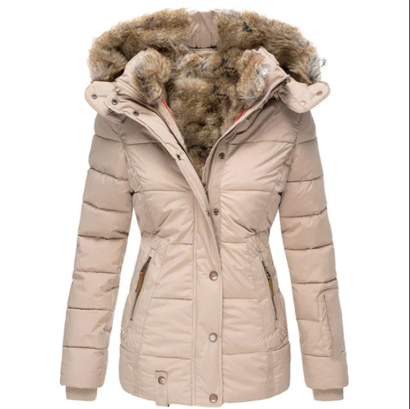 Taillierter Wintermantel Damen Elegant